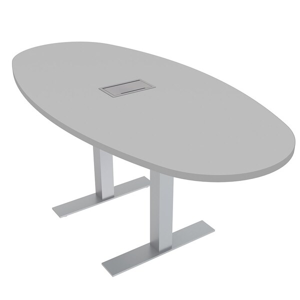 45.25 in W, 71.5 in L, 29 in H, Engineered Wood Top, Grey